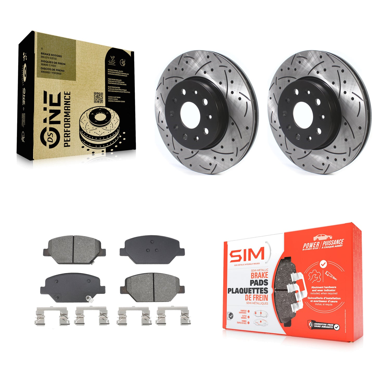 [Avant] Disque et plaquette de frein pour Chevrolet Camaro KDS-101027