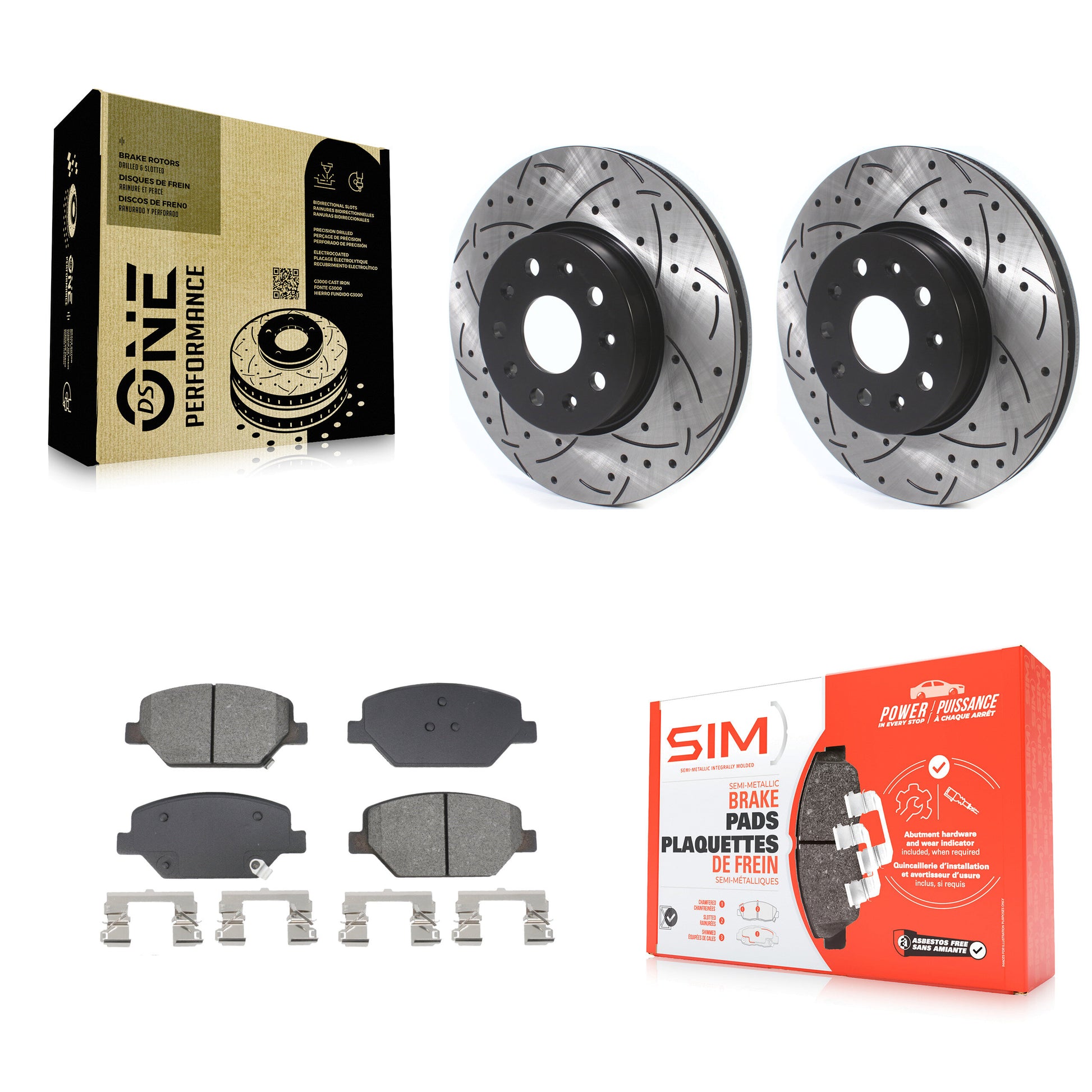[Avant] Disque et plaquette de frein pour Chevrolet Camaro KDS-101027