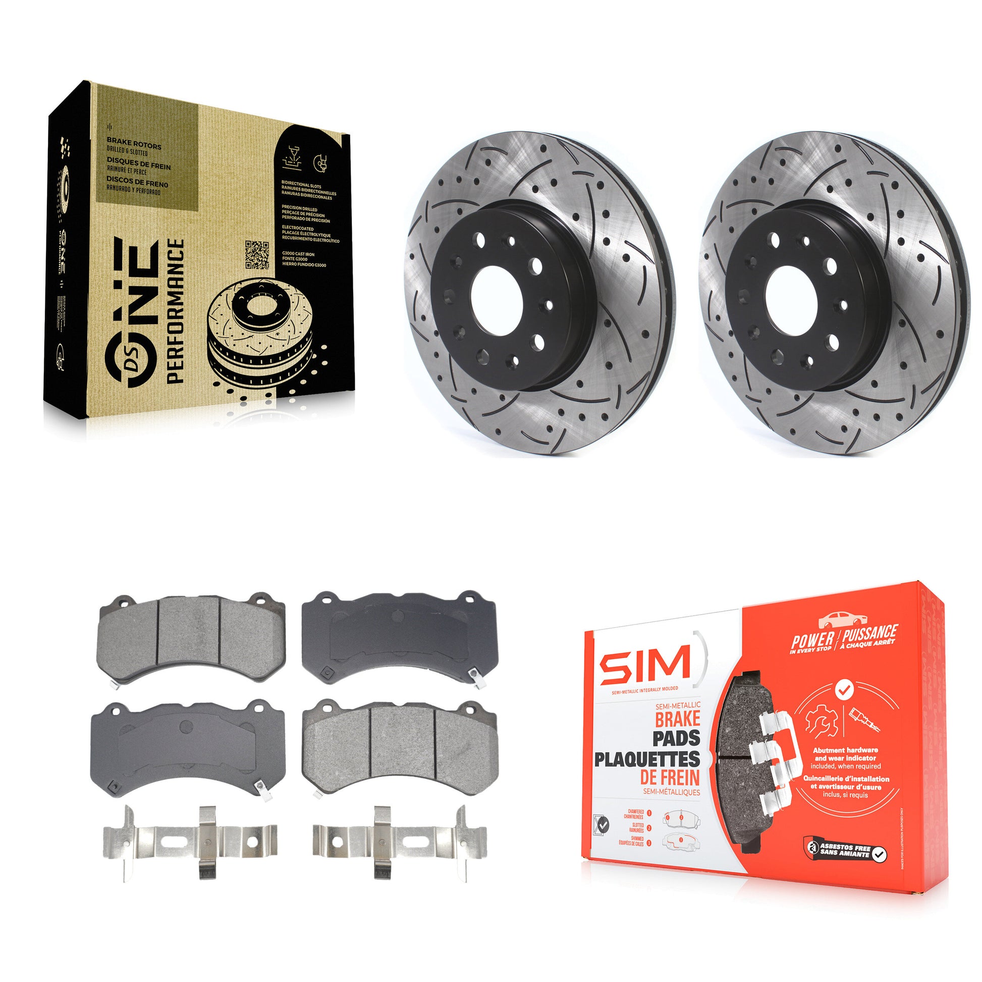 [Avant] Disque et plaquette de frein pour Chevrolet Camaro LT LS KDS-101028
