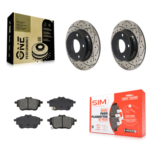 [Arrière] Disque et plaquette de frein pour Nissan Sentra rear brakes KDS-101057