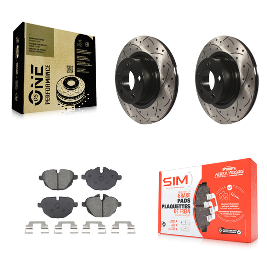 [Arrière] Disque et plaquette de frein pour BMW X3 X4 KDS-101062