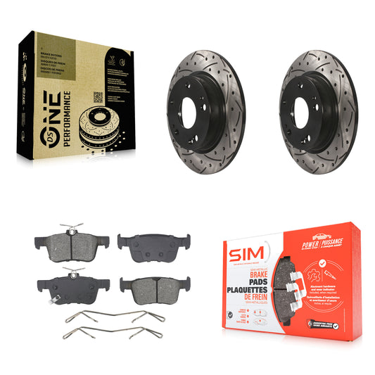 [Arrière] Disque et plaquette de frein pour Honda Civic Insight KDS-101063