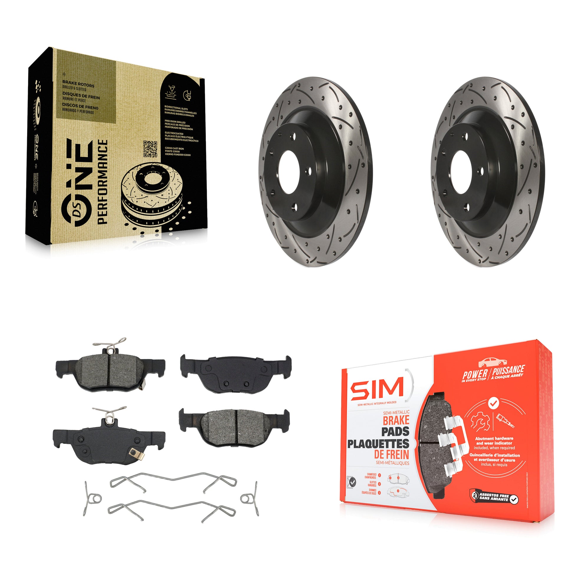 [Arrière] Disque et plaquette de frein pour Mazda CX-30 MX-30 EV KDS-101066
