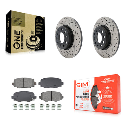 [Arrière] Disque et plaquette de frein pour Jeep Renegade Dodge Hornet Fiat KDS-101071