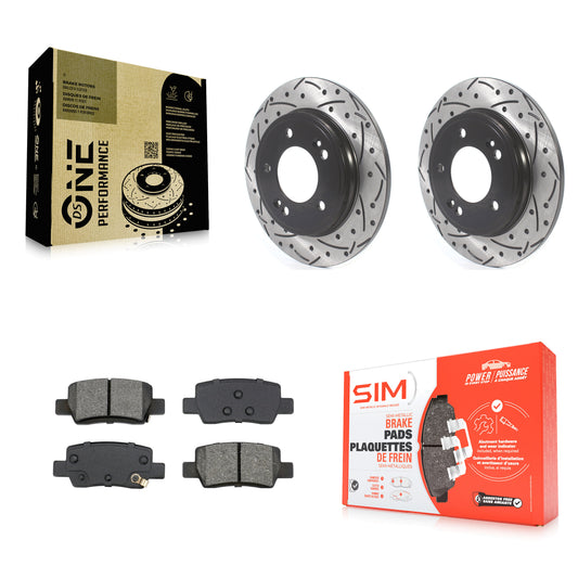 [Arrière] Disque et plaquette de frein pour Hyundai Elantra KDS-101085