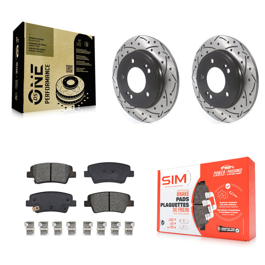 [Arrière] Disque et plaquette de frein pour Hyundai Elantra Kia Niro KDS-101086