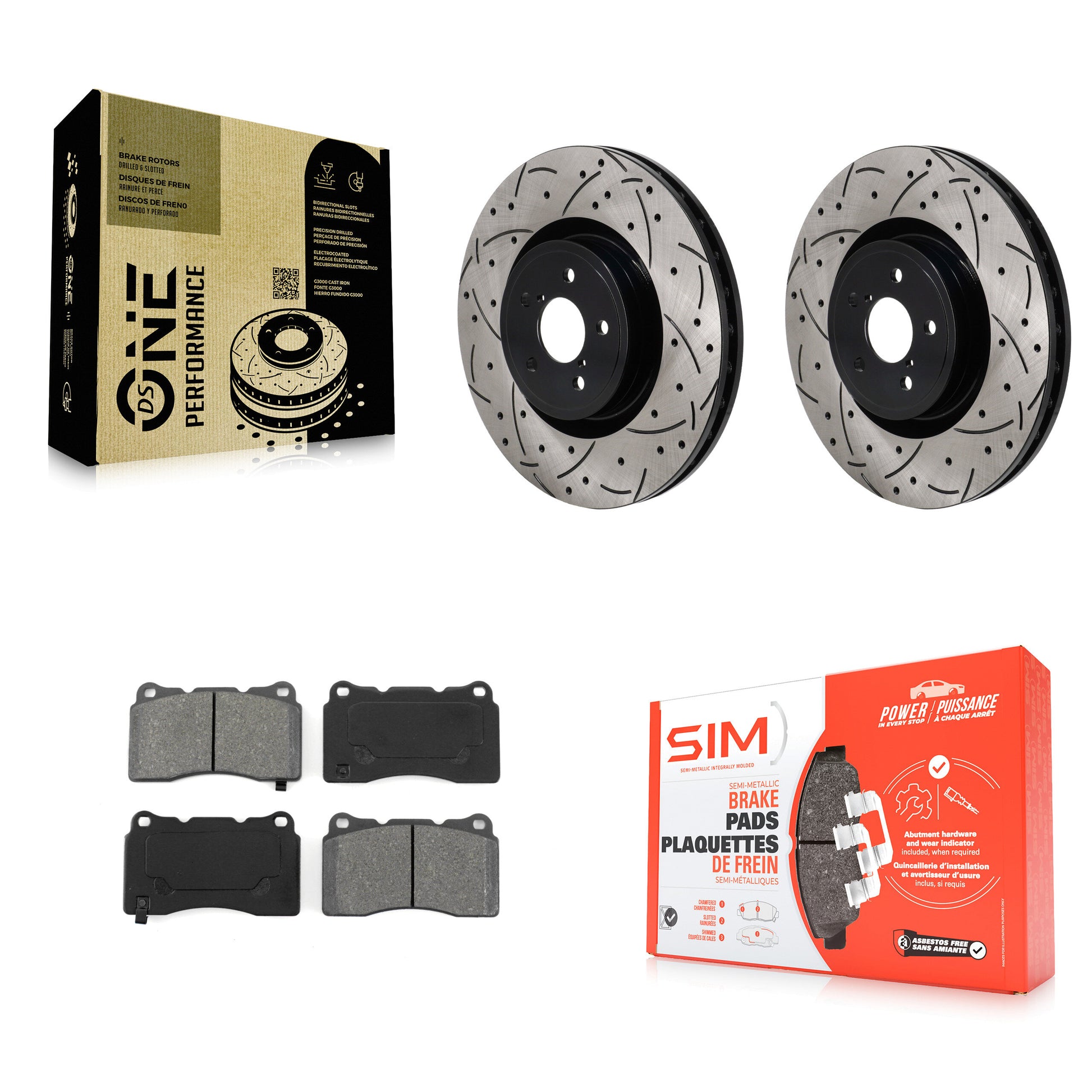 [Avant] Disque et plaquette de frein pour Subaru BRZ Impreza Toyota 86 KDS-101121