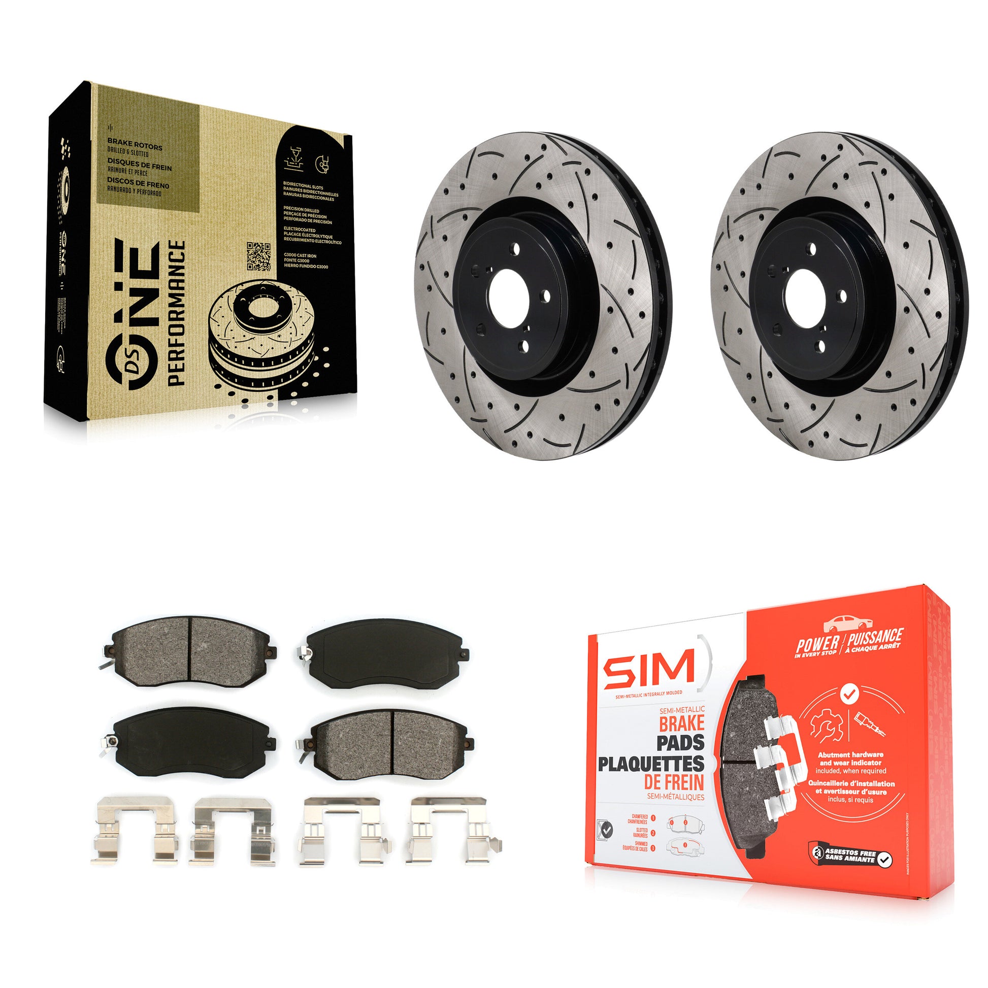 [Avant] Disque et plaquette de frein pour 2019 Toyota 86 With Brembo Brakes KDS-101122