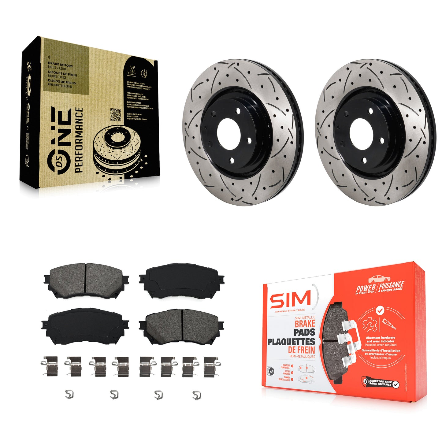 [Avant] Disque et plaquette de frein pour 2021 Mazda 6 Turbocharged KDS-101124