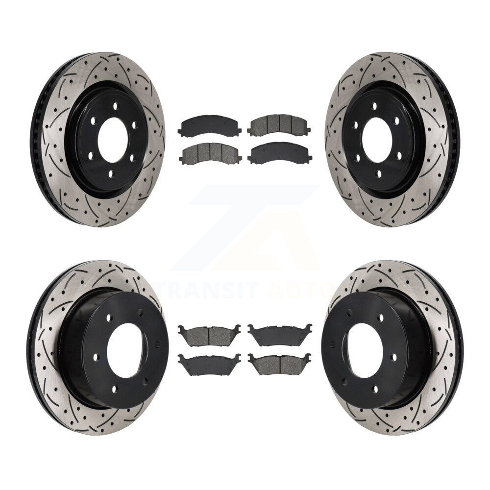 [Avant et Arrière] Disque et plaquette de frein pour 2022-2023 Ford Bronco 3.0L KDS-101141