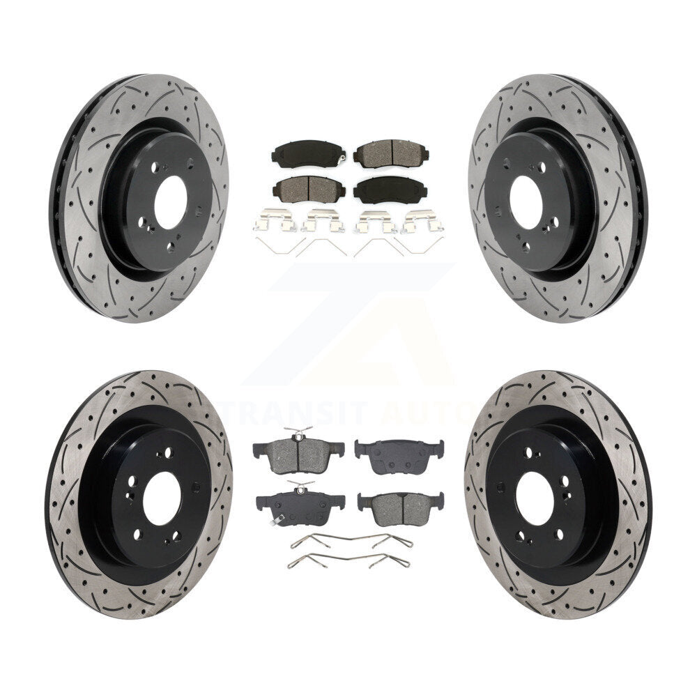 [Avant et Arrière] Disque et plaquette de frein pour 2021-2023 Acura TLX 2.0L KDS-101149