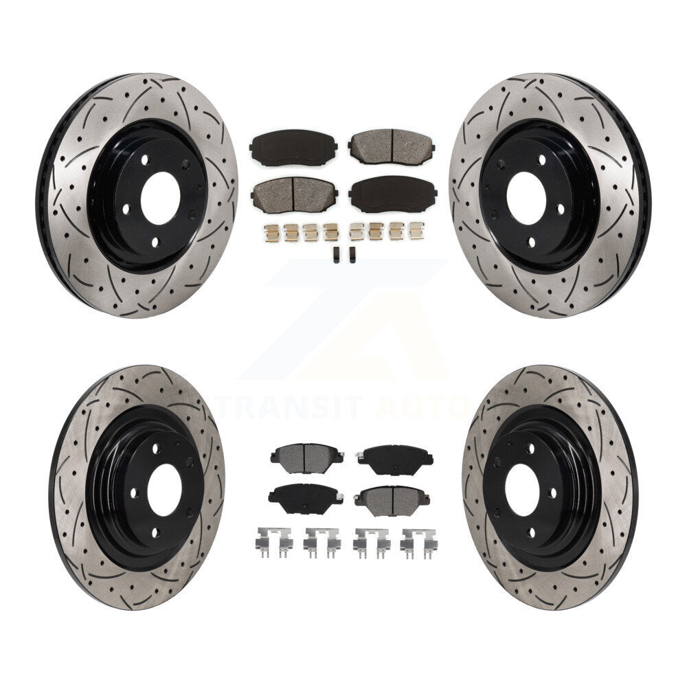 [Avant et Arrière] Disque et plaquette de frein pour 2016-2023 Mazda CX-9 KDS-101151