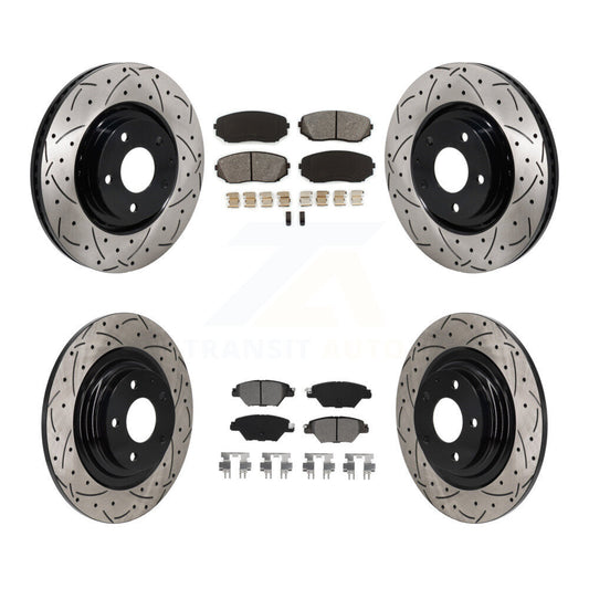 [Avant et Arrière] Disque et plaquette de frein pour 2016-2023 Mazda CX-9 KDS-101151