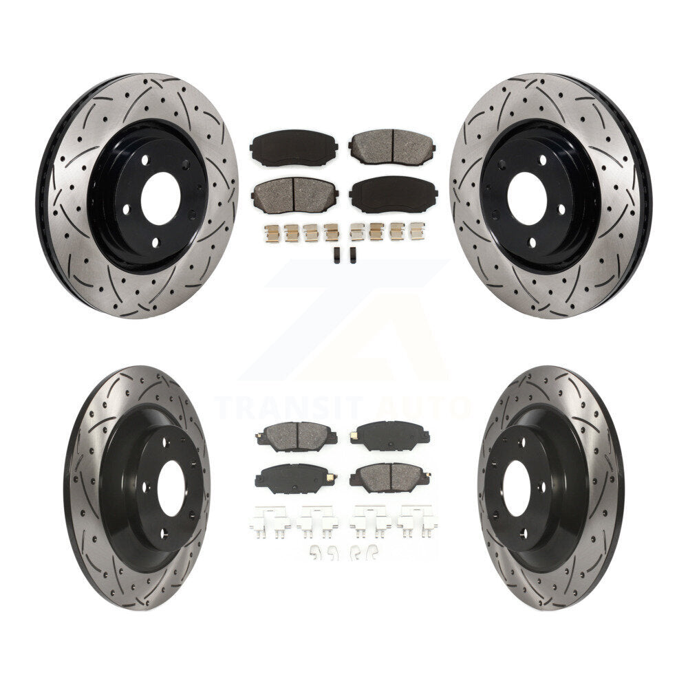[Avant et Arrière] Disque et plaquette de frein pour 19-24 Mazda CX-5 Turbocharged KDS-101152