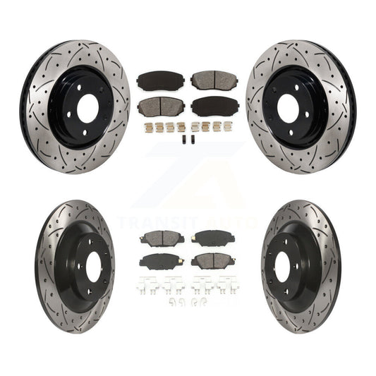 [Avant et Arrière] Disque et plaquette de frein pour 19-24 Mazda CX-5 Turbocharged KDS-101152
