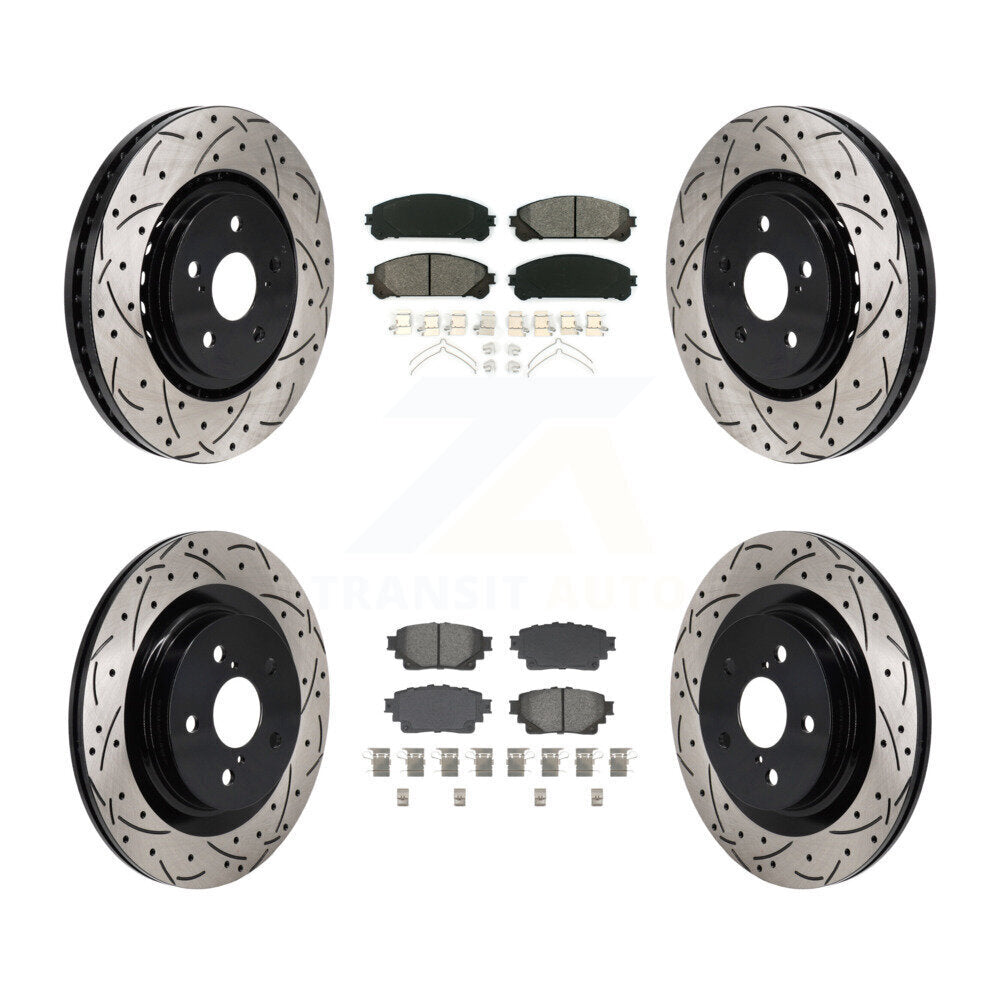 [Avant et Arrière] Disque et plaquette de frein pour Toyota Sienna RAV4 Prime bZ4X KDS-101157