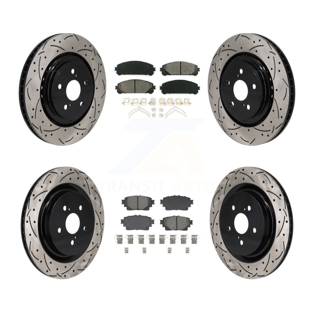 [Avant et Arrière] Disque et plaquette de frein pour 2020-2022 Toyota Highlander KDS-101158