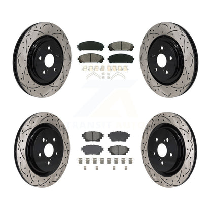 [Avant et Arrière] Disque et plaquette de frein pour 2020-2022 Toyota Highlander KDS-101158