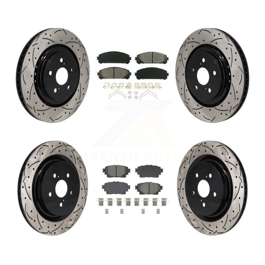 [Avant et Arrière] Disque et plaquette de frein pour 2020-2022 Toyota Highlander KDS-101158
