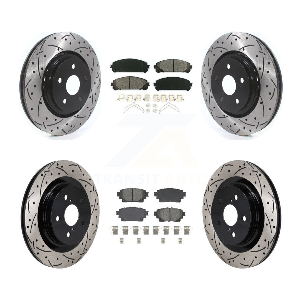 [Avant et Arrière] Disque et plaquette de frein pour Lexus NX350h NX350 NX250 KDS-101159