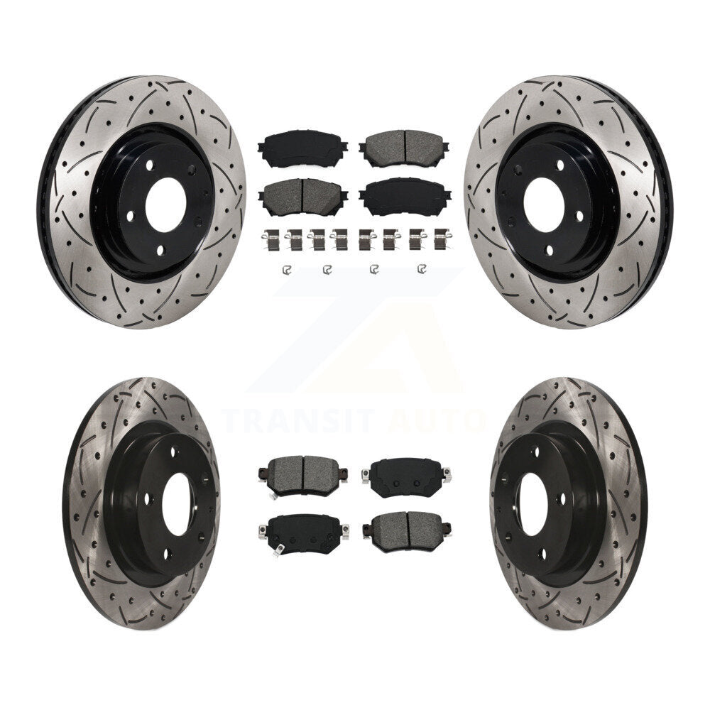 [Avant et Arrière] Disque et plaquette de frein pour 2021 Mazda 6 Turbocharged KDS-101160