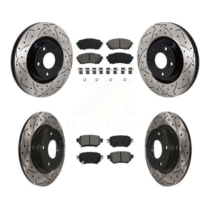 [Avant et Arrière] Disque et plaquette de frein pour 2021 Mazda 6 Turbocharged KDS-101160