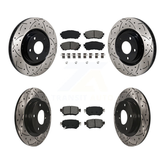 [Avant et Arrière] Disque et plaquette de frein pour 2021 Mazda 6 Turbocharged KDS-101160