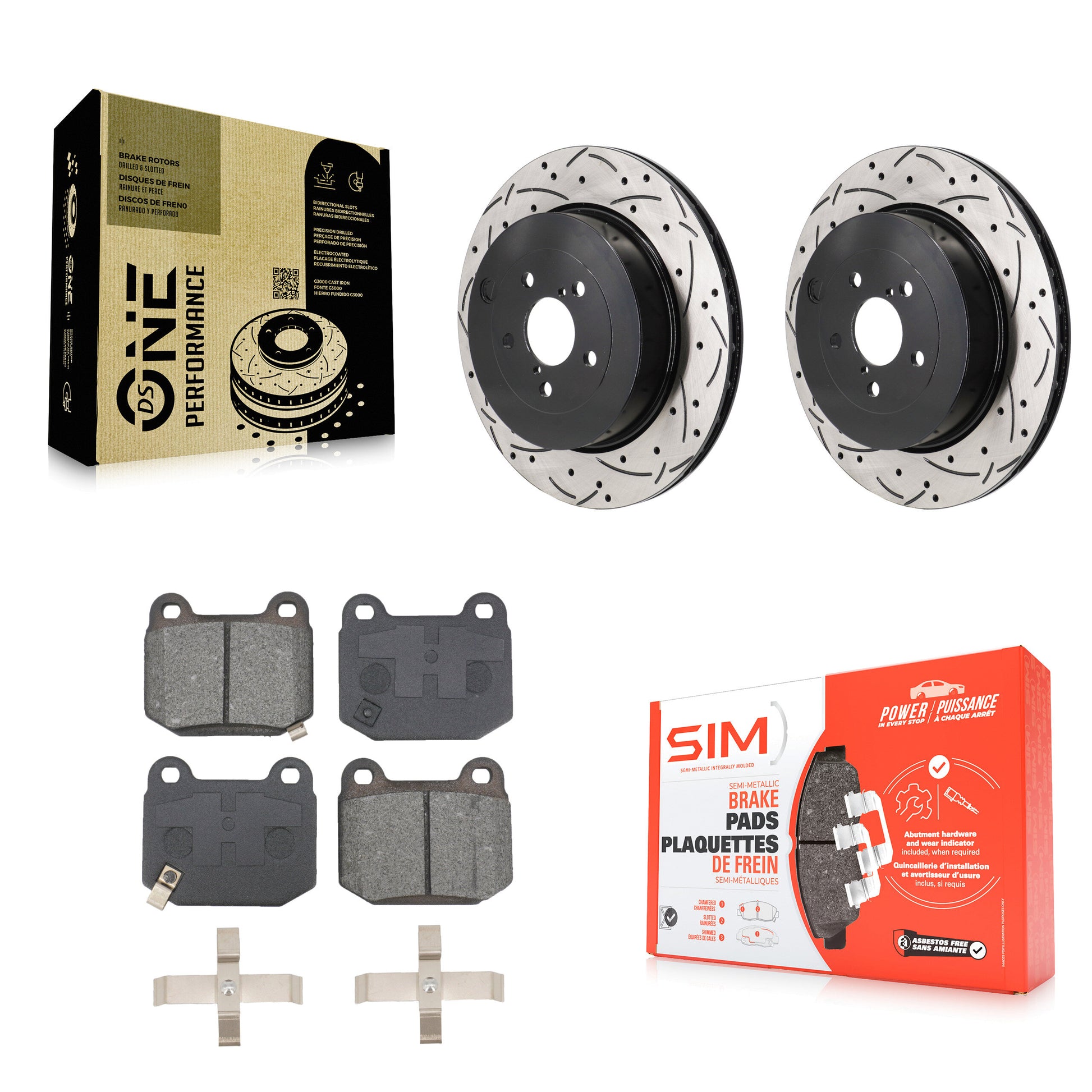 [Arrière] Disque et plaquette de frein pour Subaru BRZ Toyota 86 KDS-101190