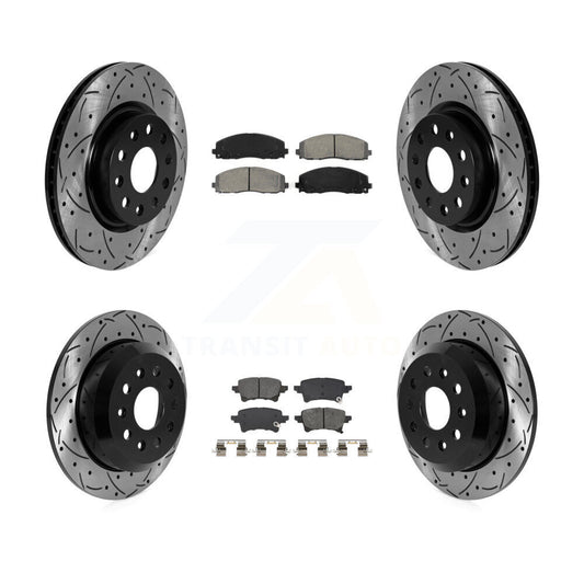 [Avant et Arrière] Disque et plaquette de frein pour Jeep Wrangler KDS-101202