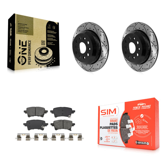 [Arrière] Disque et plaquette de frein pour Jeep Wrangler KDS-101206