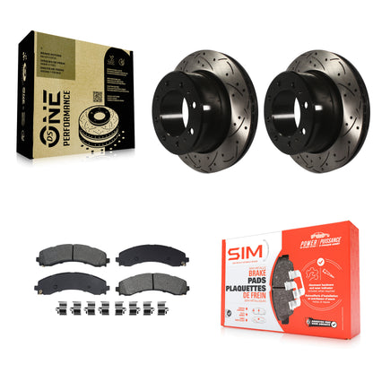 [Arrière] Disque et plaquette de frein pour Ram 3500 With Dual Wheels KDS-101208