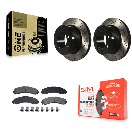 [Arrière] Disque et plaquette de frein pour Ram 3500 With Dual Wheels KDS-101208