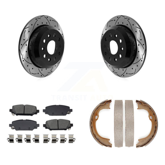 [Arrière] Disque et plaquette de frein pour Jeep Wrangler KDS-101308