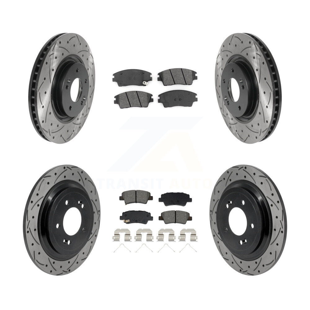 [Avant et Arrière] Disque et plaquette de frein pour Kia Sportage Turbocharged KDS-101574
