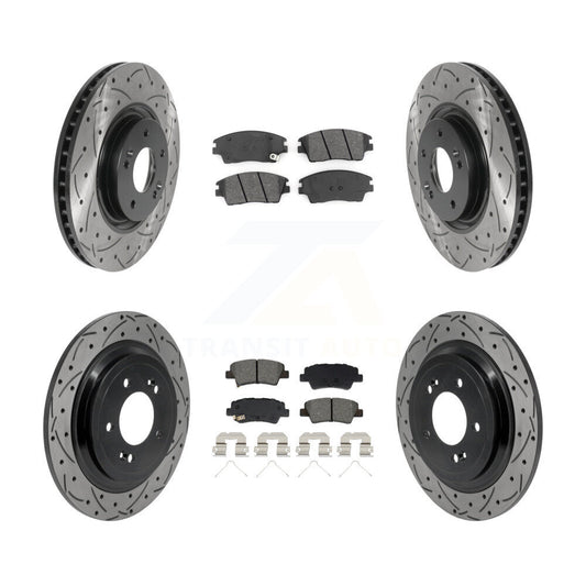 [Avant et Arrière] Disque et plaquette de frein pour Kia Sportage Turbocharged KDS-101574