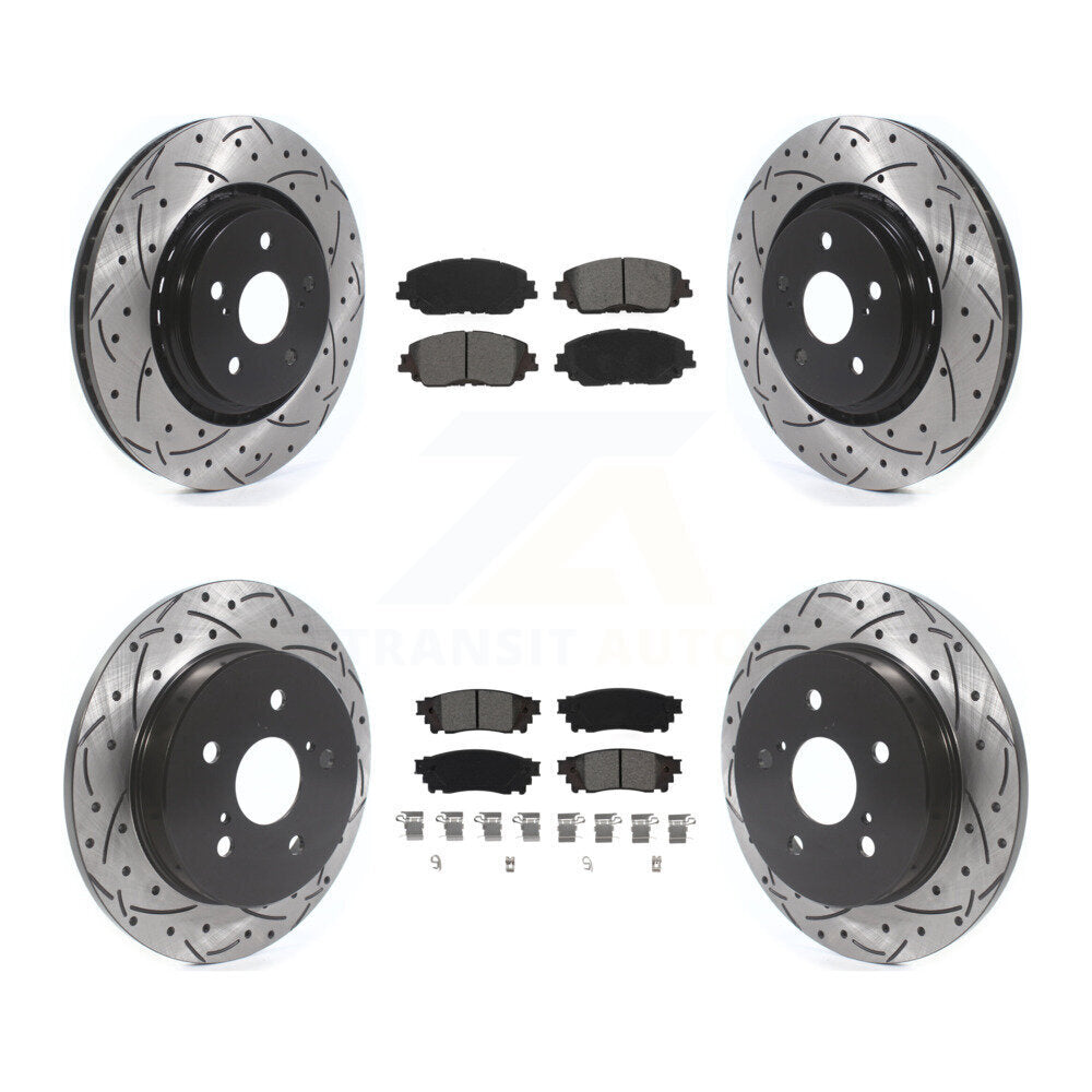 [Avant et Arrière] Disque et plaquette de frein pour Toyota Camry With TRD Package KDS-101587