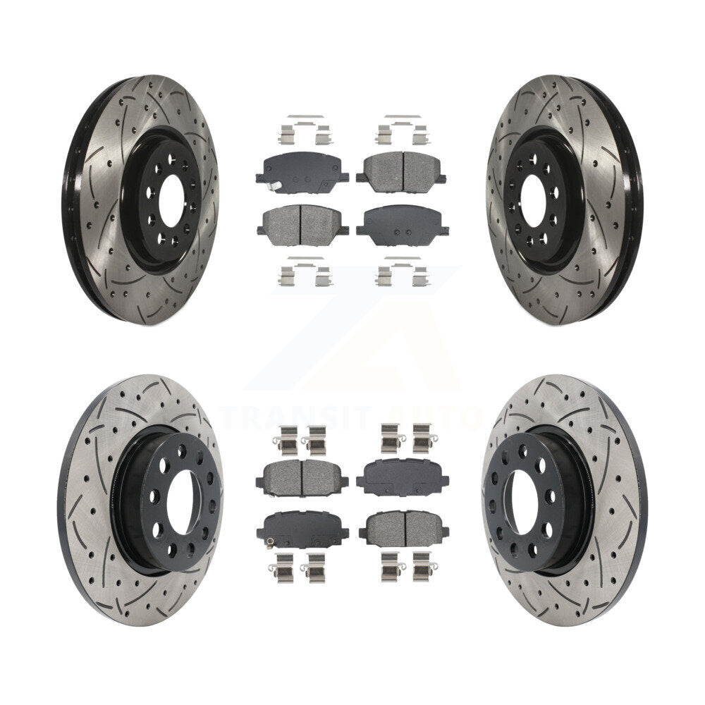 [Avant et Arrière] Disque et plaquette de frein pour 2023 Jeep Compass KDS-101588
