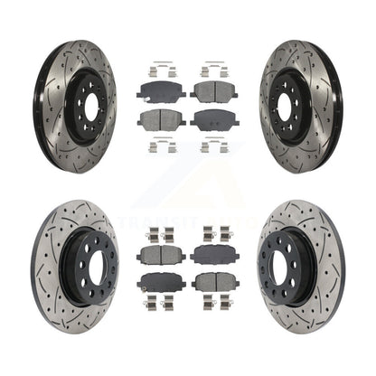 [Avant et Arrière] Disque et plaquette de frein pour 2023 Jeep Compass KDS-101588