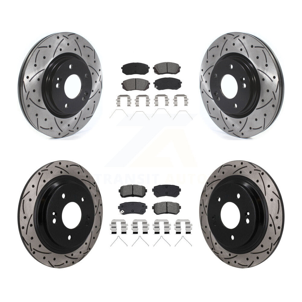 [Avant et Arrière] Disque et plaquette de frein pour Hyundai Kona Kia Seltos KDS-101597
