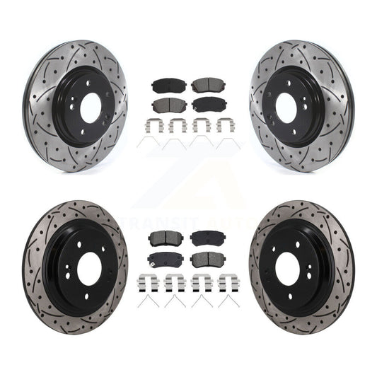 [Avant et Arrière] Disque et plaquette de frein pour Hyundai Kona Kia Seltos KDS-101597