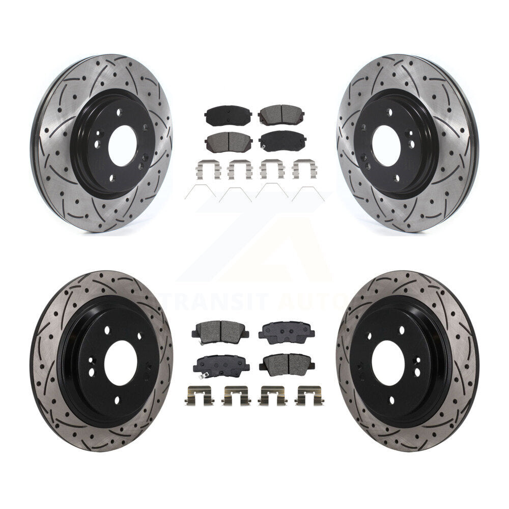 [Avant et Arrière] Disque et plaquette de frein pour 2022-2023 Hyundai Kona AWD KDS-101601