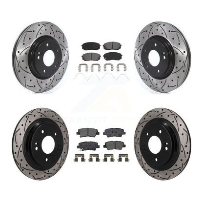 [Avant et Arrière] Disque et plaquette de frein pour 2022-2023 Hyundai Kona AWD KDS-101601