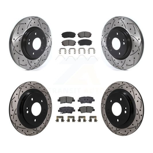 [Avant et Arrière] Disque et plaquette de frein pour 2022-2023 Hyundai Kona AWD KDS-101601