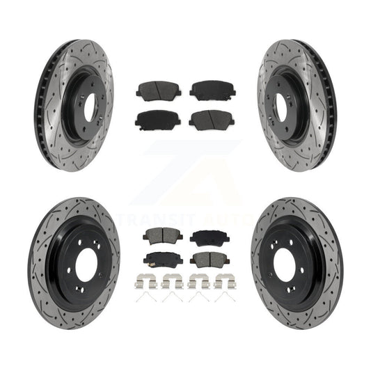[Avant et Arrière] Disque et plaquette de frein pour 2019-2020 Hyundai Nexo KDS-101604