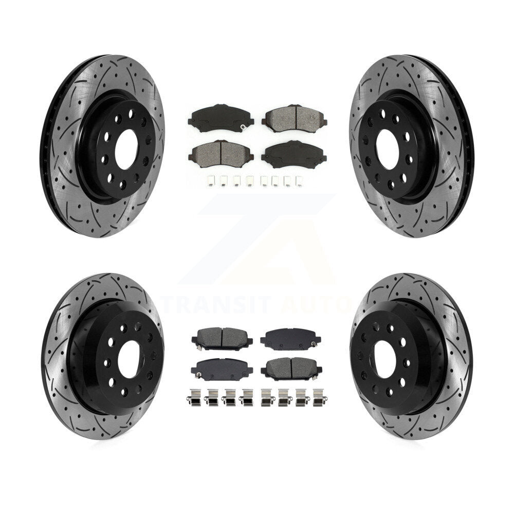 [Avant et Arrière] Disque et plaquette de frein pour 2018-2020 Jeep Wrangler Sport KDS-101615
