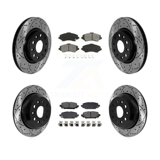 [Avant et Arrière] Disque et plaquette de frein pour 2018-2020 Jeep Wrangler Sport KDS-101615