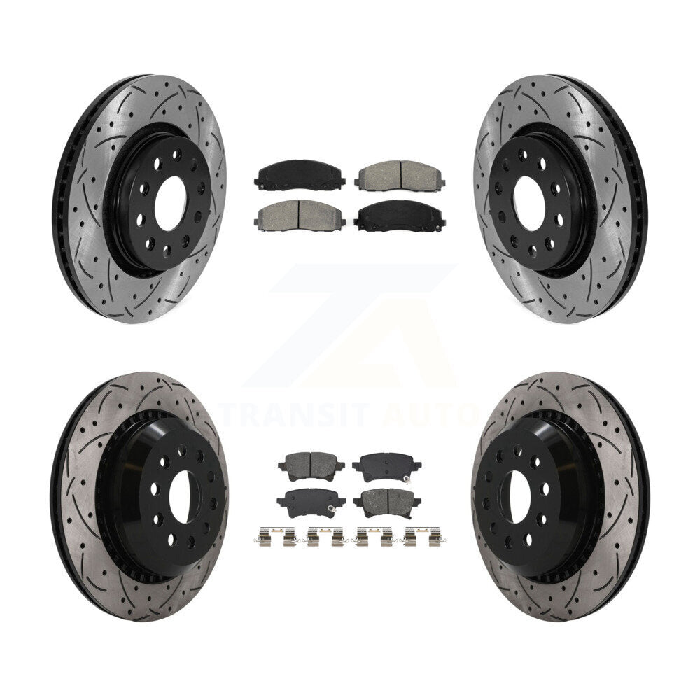 [Avant et Arrière] Disque et plaquette de frein pour 2020-2023 Jeep Gladiator KDS-101647