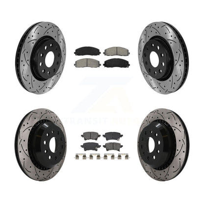 [Avant et Arrière] Disque et plaquette de frein pour 2020-2023 Jeep Gladiator KDS-101647