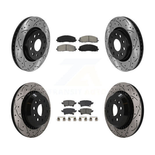 [Avant et Arrière] Disque et plaquette de frein pour 2020-2023 Jeep Gladiator KDS-101647