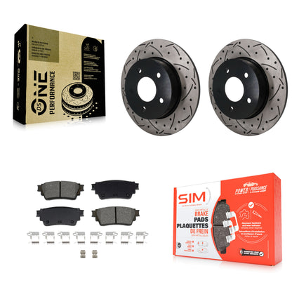 [Arrière] Disque et plaquette de frein pour Nissan Kicks Altima KDS-101651